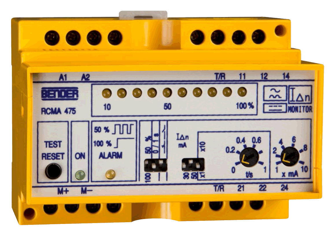 Monitorizarea curentilor reziduali - Dispozitive de monitorizare - RCMA (curenti de tip B) - RCMA475LY