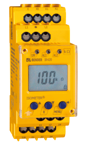 Monitorizarea rezistentei de izolatie - Aplicatii speciale - Monitorizare sarcini deconectate - ISOMETER IR420-D64 cu AGH676S